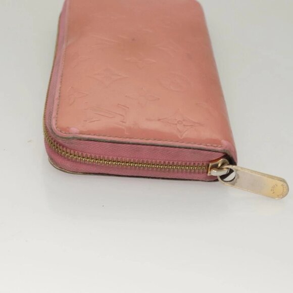 LOUIS VUITTON Vernis Zippy Wallet Long Wallet Poppy Petal M61562 LV Auth am8739 - Picture 4 of 15
